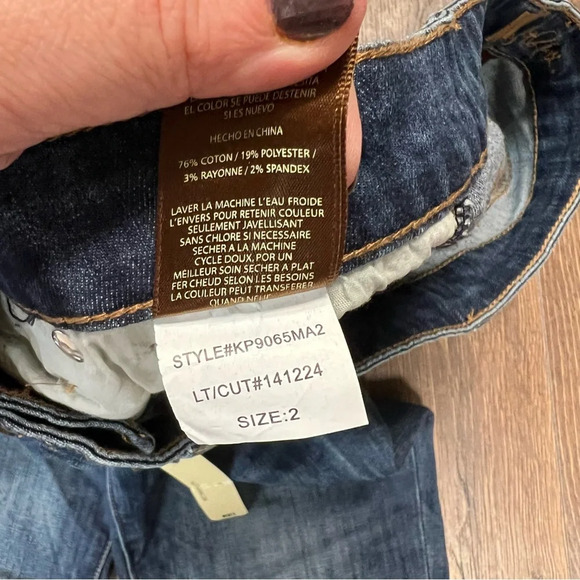 🆕 Kut from the Kloth Catherine Boyfriend Cuffed Jeans SZ 2 - Picture 8 of 8